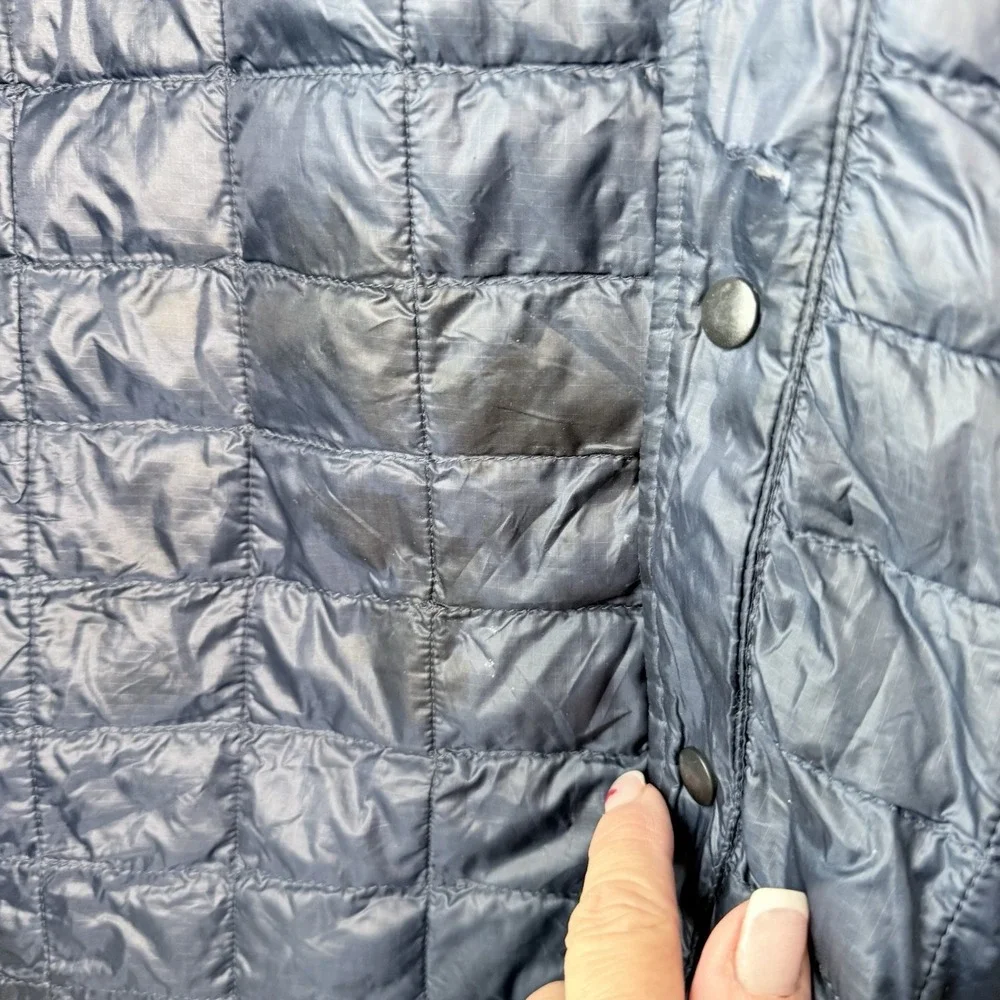 The North Face Lost Coast Thermoball Jacket Men's Size‎ L Blue Quilted Shacket